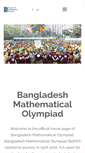 Mobile Screenshot of matholympiad.org.bd