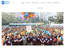 Tablet Screenshot of matholympiad.org.bd
